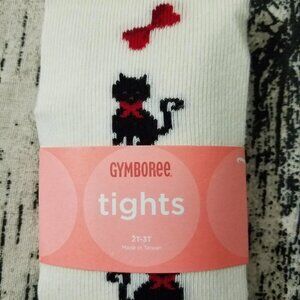 Gymboree Vintage 2007 2T-3T Glamour Kitty Tights NWT